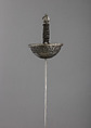 Cup-Hilted Rapier, Steel, Spanish