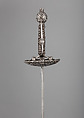Transitional Rapier, Tomas Aiala (Spanish, Toledo, active 17th century), Steel, wood, Hilt, possibly French or Spanish; blade, Spanish, Toledo