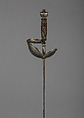 Rapier, Steel, gold, copper wire, Italian