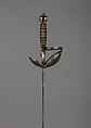 Rapier, Steel, gold, copper wire, Italian