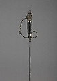 Broadsword, Steel, leather, Italian