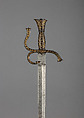 Smallsword, Steel, gold, Italian, Venice