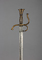 Smallsword, Steel, gold, Italian, Venice