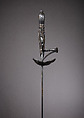 Rapier, Steel, iron wire, wood, hilt, Dutch or Flemish; blade, German