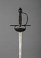 Rapier, Steel, blade, Spanish, Toledo; hilt, European, possibly Spanish