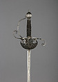 Cup-Hilted Rapier, Steel, Italian
