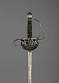 Cup-Hilted Rapier, Steel, Italian