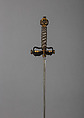 Smallsword, Iron, gold, possibly French