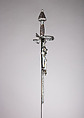 Combination Sword and Wheellock Pistol, Steel, wood, shark skin, German, Saxony