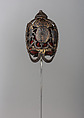 Basket-Hilted Sword, Steel, gold, leather, textile, wood, sharkskin, silver, British