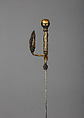 Sword, Steel, gold, silver, hilt, Italian; blade, French