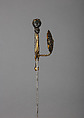 Sword, Steel, gold, silver, hilt, Italian; blade, French