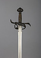 Sword, Steel, wood, copper wire, North Italian or French