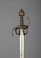 Rapier, Steel, wire, gold, Spanish