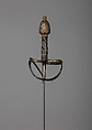 Rapier, Steel, wire, gold, Spanish