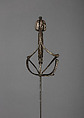 Rapier, Steel, silver, copper, possibly German or Italian, Venice