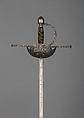 Cup-Hilted Rapier, Steel, Spanish