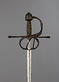 Rapier, Steel, silver, gold, Italian, Milan