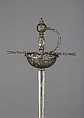 Cup-Hilted Rapier, Steel, Spanish