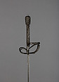 Rapier, Steel, silver, iron wire, German