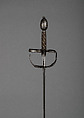 Rapier, Steel, gold, silver, iron, wood, German, possibly Saxony