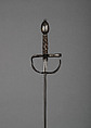 Rapier, Steel, gold, silver, iron, wood, German, possibly Saxony