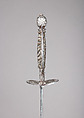 Smallsword, Steel, silver, wood, iron, brass, probably French