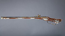 Wheellock Rifle, Daniel Sadeler (German, Munich, recorded 1602–32), Steel, gold, wood (fruitwood), ivory, horn, German, Munich