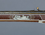 Wheellock Rifle, Daniel Sadeler (German, Munich, recorded 1602–32), Steel, gold, wood (fruitwood), ivory, horn, German, Munich