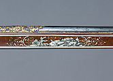 Wheellock Rifle, Daniel Sadeler (German, Munich, recorded 1602–32), Steel, gold, wood (fruitwood), ivory, horn, German, Munich
