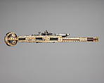 Wheellock Pistol, Steel, wood, staghorn, German, Augsburg