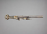 Wheellock Pistol, Steel, wood, staghorn, German, Augsburg