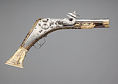 Pair of Wheellock Pistols, Steel, wood, ivory, German, Nuremberg