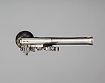 Wheellock Pistol, Wood (ebony), steel, ivory, German, Liegnitz