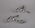 Pair of Rowel Spurs, Iron alloy, German