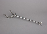 Rowel Spur (Left), Iron alloy, French