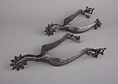 Pair of Rowel Spurs, Iron alloy, German or Spanish