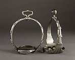 Pair of Stirrups, Iron alloy, German or Netherlandish