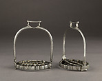Pair of Child's Stirrups, Iron, German or Spanish