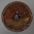 Pistol Shield, Steel, wood, wool, brass, British