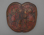 Shield (Adarga), Leather, pigment, Mexican