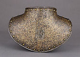 Gorget for the Bodyguard of Louis XIII, Steel, gold, French