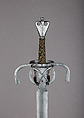 Rapier, Steel, copper wire, Italian, Venice