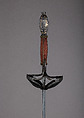 Rapier, Steel, velvet, copper, silver, Spanish