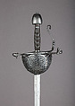 Cup-Hilted Rapier, Steel, possibly Spanish