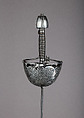 Cup-Hilted Rapier, Steel, possibly Spanish