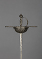 Cup-Hilted Rapier, Steel, Spanish