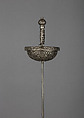 Cup-Hilted Rapier, Steel, Spanish