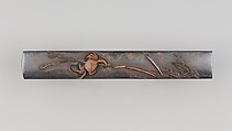Knife Handle (Kozuka), Copper-silver alloy (shibuichi), copper, gold, silver, Japanese
