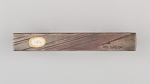 Knife Handle (Kozuka), Copper-silver alloy (shibuichi), copper, gold, silver, Japanese